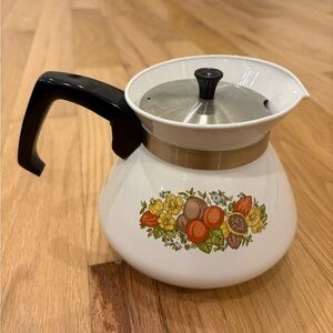 Vintage Spice Of Life Corning Ware “Le The” Teapot Kettle With Lid P-104